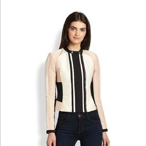Bcbgmaxazria color block jacket size medium